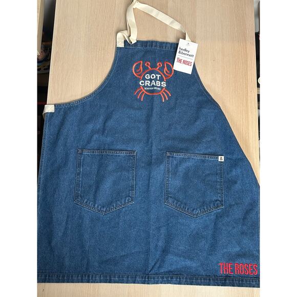 Rare Hedley & Bennett Denim Apron made for the movie The Roses - Picture 1 of 7